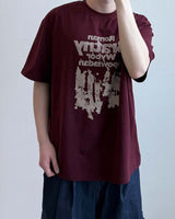 Weaver Printing Oversized Half Sleeve Tee