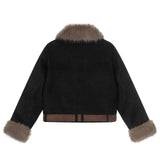 Miel Fur Belt Jacket