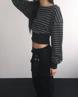 Stud belt boots cut pants