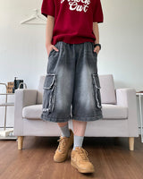 Indie Bermuda Cargo Denim Pants