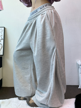 ダウンピンタックバルーンロングパンツ🩶🖤2カラー