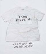 アイヘイトディスTシャツ (WHITE)
