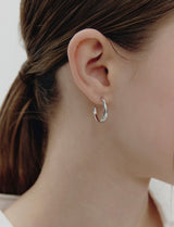 26SS★ Precise (W) Hoop Earrings M