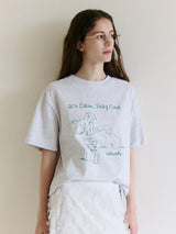 クールフレンズパピーTシャツ メランジグレー
