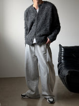 [Unisex] キャッシュモヘアクロップカーディガン(2color)