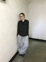 Pocky Button Cargo Sweatpants (3c)