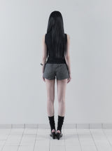 26SS★ [mnem] Napoleon Detail Shorts
