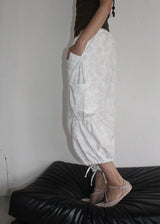 FLOWER PASTEL BERMUDA PANTS