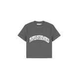 クロップドアーチロゴTシャツ (GRAY)