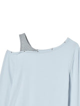 アイレットオフショルダー L/S (LIGHT BLUE)