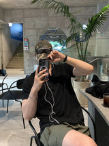 ルックトラビスソフトスラブヘンリーネック半袖Tシャツ