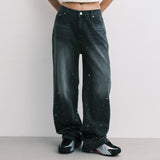 ss cubic pants (black)
