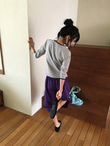 26SS★ [BAONHAUS]オルト カラー バンディング ワイド ジョガー パンツ