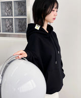 サークルトゥクローバーオーバーフィットフーディー [Black]