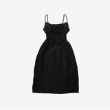 Tasty Shirring String Long Dress