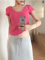 Part Ribbed T