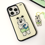 メロンパンツエポキシバンパースマートフォンケース(Cream color)