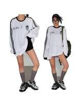 [UNISEX] トラックオーバーサイズフィットカラーTシャツ