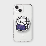 denim cat magsafe smart tok
