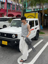 Bare Ribbed Tank Top (3 Colors)