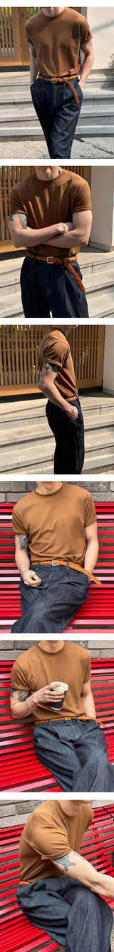 [S/S] Bonding muscle half knit ta-shirts(10color)