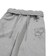 TATTOOED GRAPHIC SWEATPANTS_GREY