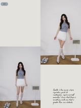 French mini frill skirt