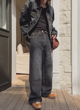 Theron Deep Washing Denim Pants