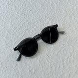 Vintage Proportion Round-Frame Sunglasses