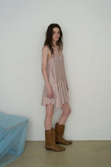 Nina slip dress_pink beige