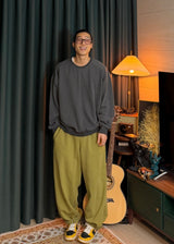 Basic Belted Jogger Pants 3COLOR