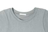 イデュル レイヤード リブ リボン ビスチェ ショートスリーブ Tシャツ