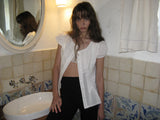 Lace strap blouse