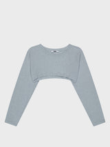 Cotton Cropped Top_Skyblue