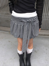 Walkin Stripe Balloon Ribbon Mini Skirt