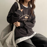 In Basic Lettering Napping Sweatshirt