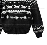 Snow Nordic Off-Shoulder Knit