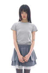 Seton cut-out crop tee