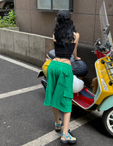 ユニセックスカーゴハーフパンツ