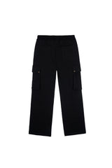 Cargo Jersey Pants - Black