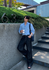 Hyper Essential Overfit Linen Shirt
