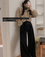Wool crop jumper