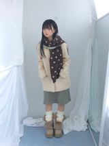 soft corduroy banding skirt