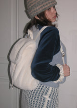 Soft Fur Backpack_Ivory
