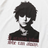 ユニセックス ヒューマンプリントクロップTシャツ (ホワイト)