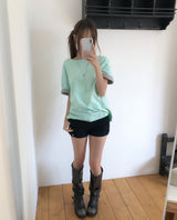 Poish Color Matching Roll-up Short Sleeve