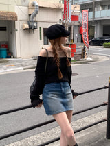 デューンY2Kデニムミニスカート