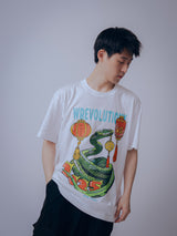 新年巳年Tシャツ（ホワイト）