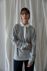 STRIPE ELBOW PATCH POLO 