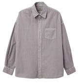 Glass Pigment Basic Cotton Shirt